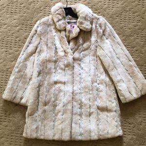 Juicy Couture Faux Fur coat Sz M